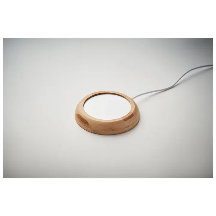 Bamboo mug warmer with USB - MO2592 (MOCN#40)